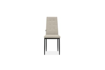 Matstol Becca, 2-pack Tyg/Metall, Kräm - Tyg/Metall, Kräm - Möbler - Fåtölj & stolar - Matstol & köksstol