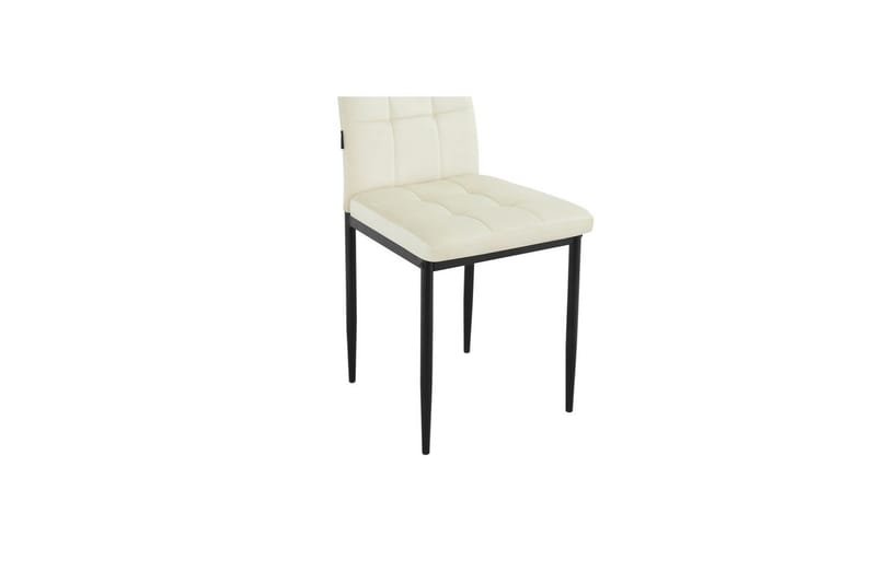 Matstol Becca, 2-pack Sammet/metall, Kräm - Sammet/metall, Kräm - Möbler - Fåtölj & stolar - Matstol & köksstol