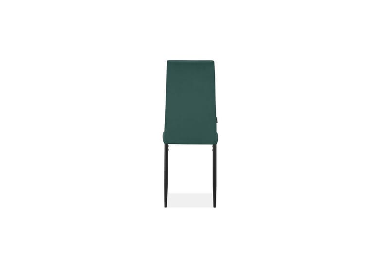 Matstol Becca set om 4 Sammet/metall, Mörkgrön - Sammet/metall, Mörkgrön - Möbler - Fåtölj & stolar - Matstol & köksstol