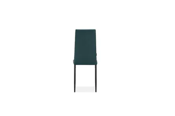 Matstol Becca set om 4 Tyg/Metall, Mörkgrön - Tyg/Metall, Mörkgrön - Möbler - Fåtölj & stolar - Matstol & köksstol