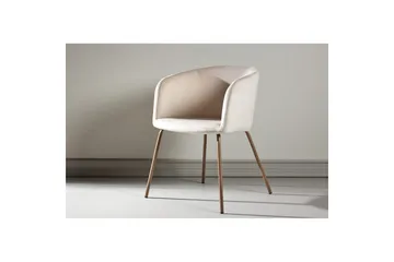 Matstol Berit - Cream - Möbler - Fåtölj & stolar - Matstol & köksstol