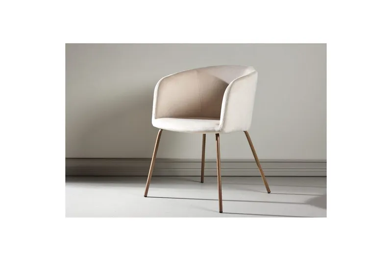 Matstol Berit - Cream - Möbler - Fåtölj & stolar - Matstol & köksstol