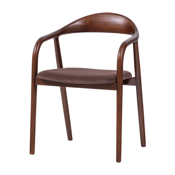 Matstol Bran med armstöd - Brun - Möbler - Fåtölj & stolar - Matstol & köksstol