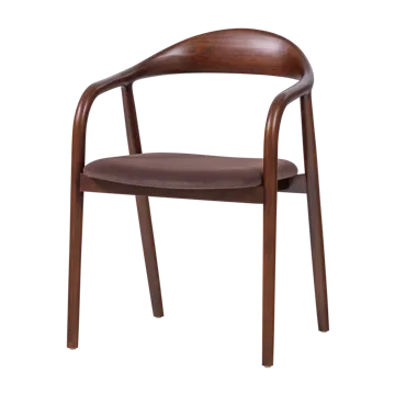 Matstol Bran med armstöd - Brun - Möbler - Fåtölj & stolar - Matstol & köksstol