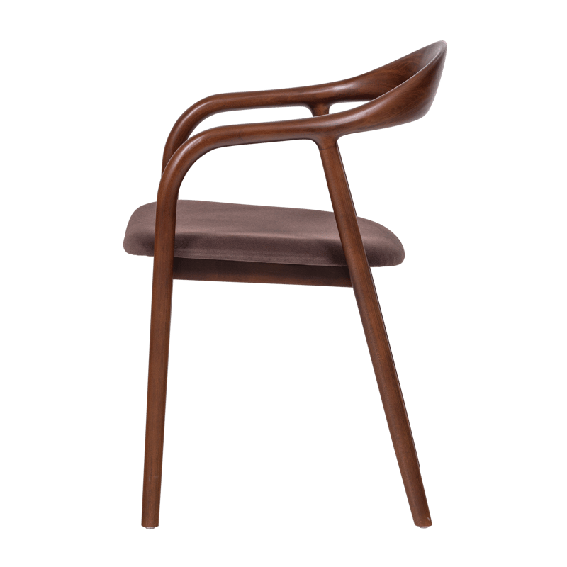 Matstol Bran med armstöd - Brun - Möbler - Fåtölj & stolar - Matstol & köksstol