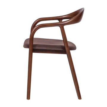 Matstol Bran med armstöd - Brun - Möbler - Fåtölj & stolar - Matstol & köksstol