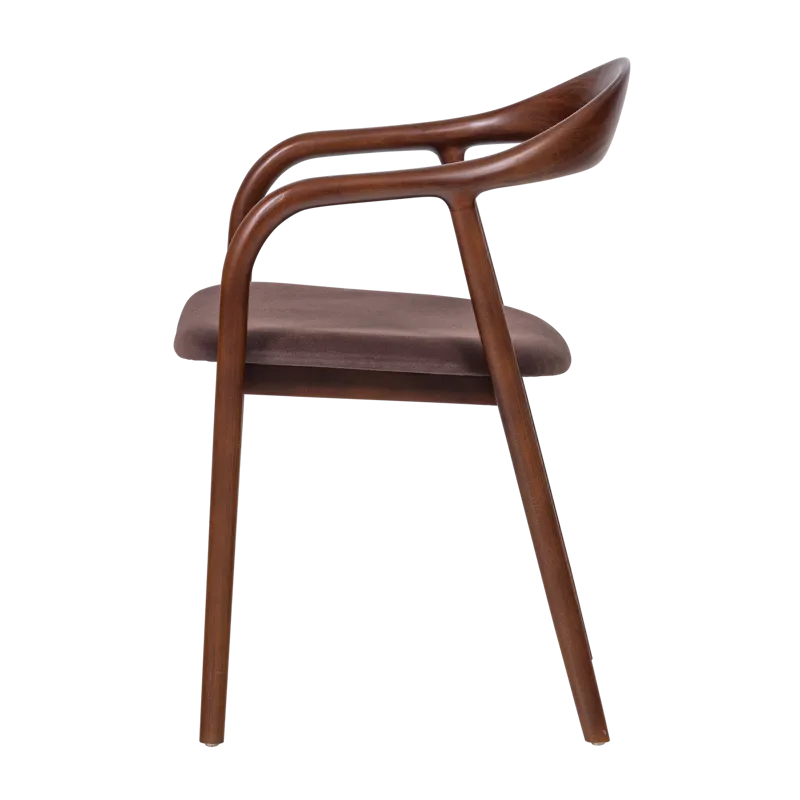 Matstol Bran med armstöd - Brun - Möbler - Fåtölj & stolar - Matstol & köksstol