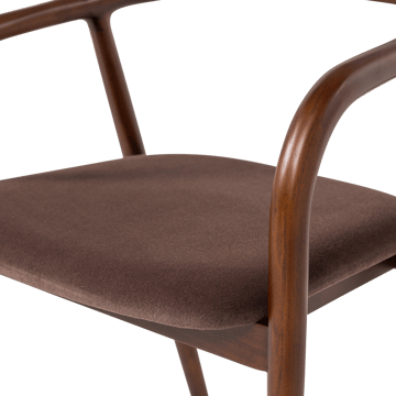 Matstol Bran med armstöd - Brun - Möbler - Fåtölj & stolar - Matstol & köksstol