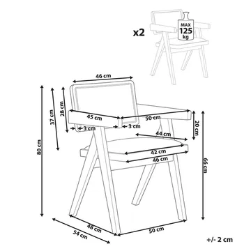 Matstol Carmody 2-pack - Möbler - Fåtölj & stolar - Matstol & köksstol