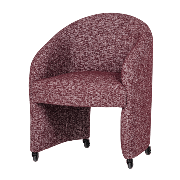 Matstol Cordo - Bordeaux - Möbler - Fåtölj & stolar - Matstol & köksstol