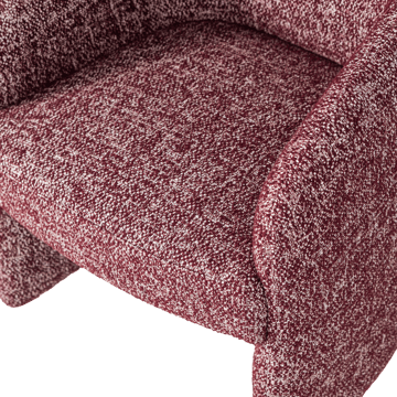 Matstol Cordo - Bordeaux - Möbler - Fåtölj & stolar - Matstol & köksstol