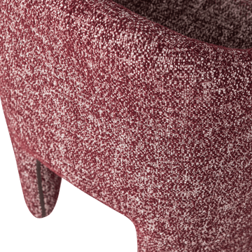 Matstol Cordo - Bordeaux - Möbler - Fåtölj & stolar - Matstol & köksstol