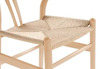 Matstol Dastoori - Ljust vitlaserat ekträ - Möbler - Fåtölj & stolar - Matstol & köksstol