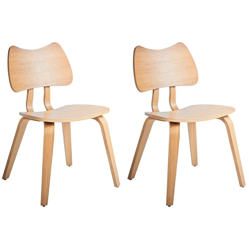 Matstol Diana 2-pack, Ljusbrun