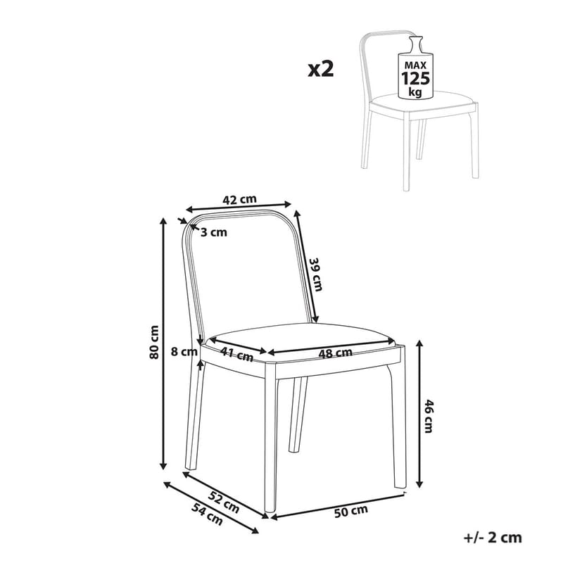 Matstol Edina 2-pack - Möbler - Bord & matgrupp - Matgrupp