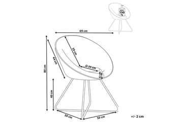 Matstol Floby ll - Blå, Svart - Möbler - Fåtölj & stolar - Fåtölj