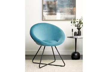 Matstol Floby ll - Blå, Svart - Möbler - Fåtölj & stolar - Fåtölj