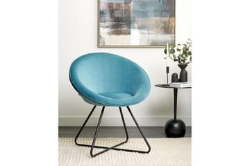 Matstol Floby ll - Blå, Svart - Möbler - Fåtölj & stolar - Fåtölj