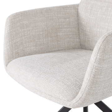 Matstol Grant med snurrfunktion - Natur Melange - Möbler - Fåtölj & stolar - Karmstol