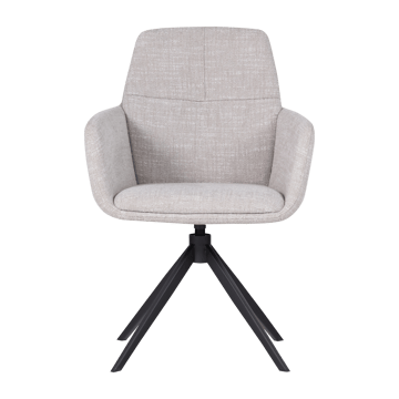 Matstol Grant med snurrfunktion - Natur Melange - Möbler - Fåtölj & stolar - Karmstol