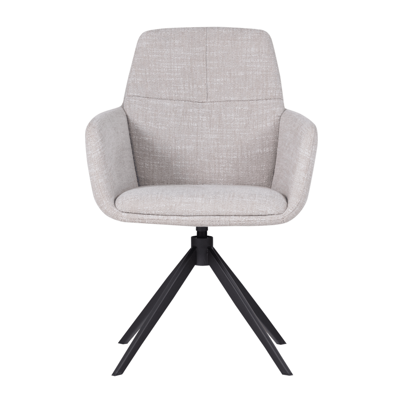Matstol Grant med snurrfunktion - Natur Melange - Möbler - Fåtölj & stolar - Karmstol