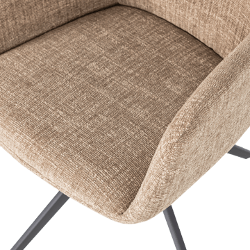 Matstol Grant med snurrfunktion - Sand Melange - Möbler - Fåtölj & stolar - Karmstol