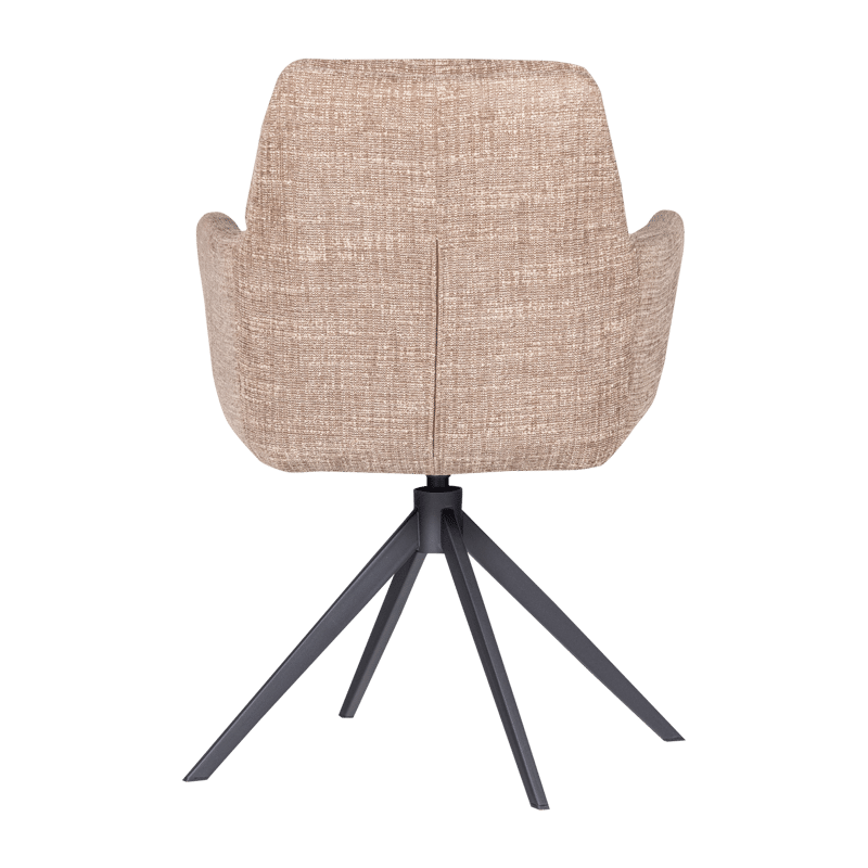 Matstol Grant med snurrfunktion - Sand Melange - Möbler - Fåtölj & stolar - Karmstol