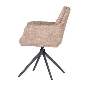 Matstol Grant med snurrfunktion - Sand Melange - Möbler - Fåtölj & stolar - Karmstol