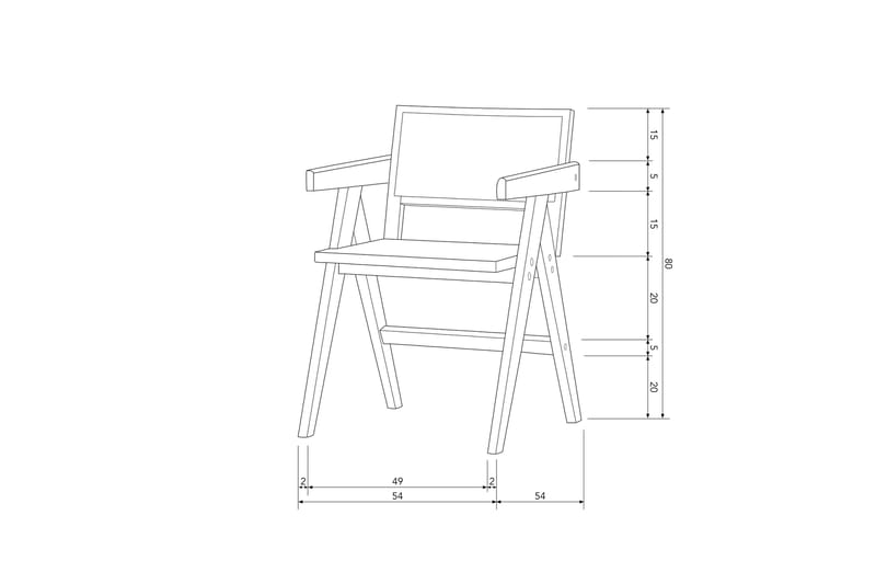 Matstol Gunn - Möbler - Fåtölj & stolar - Karmstol