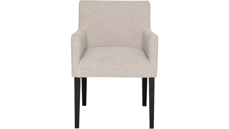 Matstol Hammar med Armstöd i Bouclétyg - beige - Möbler - Fåtölj & stolar - Matstol & köksstol