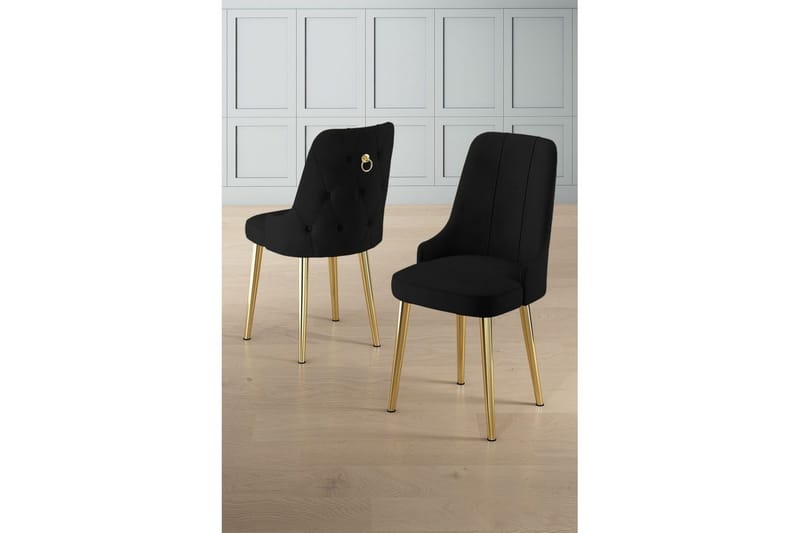 Matstol Jebi Svart / Rany - Svart / Rany - Möbler - Fåtölj & stolar - Matstol & köksstol