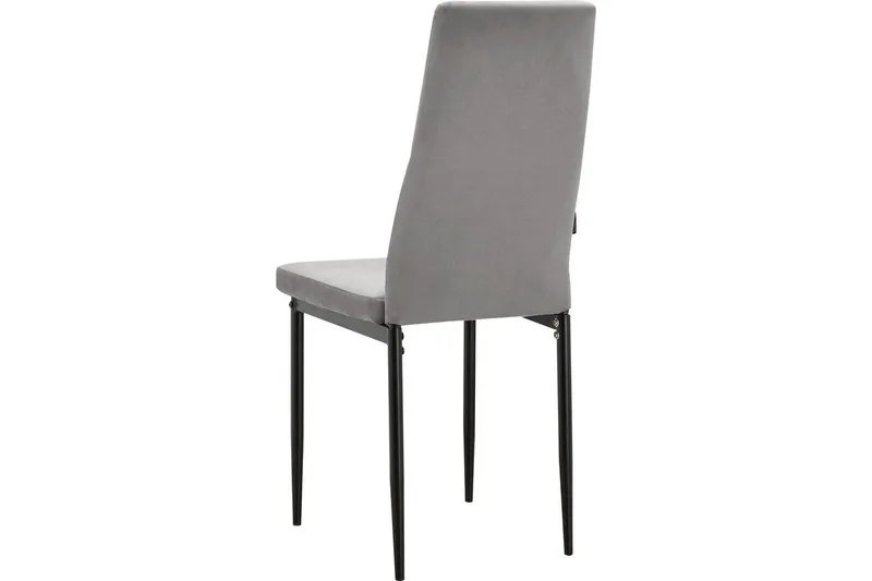 Matstol Kelly Grå, Sammet - Grå, Sammet - Möbler - Fåtölj & stolar - Matstol & köksstol