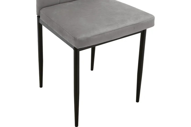 Matstol Kelly Grå, Sammet - Grå, Sammet - Möbler - Fåtölj & stolar - Matstol & köksstol