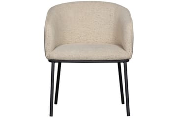 Matstol Leon - Naturlig Melange - Möbler - Fåtölj & stolar - Karmstol