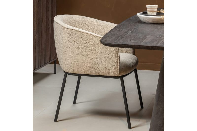 Matstol Leon - Naturlig Melange - Möbler - Fåtölj & stolar - Matstol & köksstol