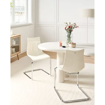 Matstol Marshall 2-pack - Vit, Silver - Möbler - Fåtölj & stolar - Matstol & köksstol