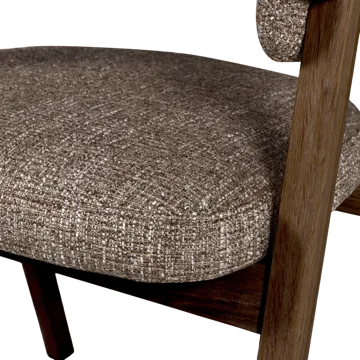 Matstol med Armstöd Tunar - Brun Melange - Möbler - Fåtölj & stolar - Karmstol