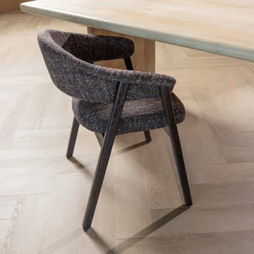 Matstol med Armstöd Tunar - Mörkbrun Melange - Möbler - Fåtölj & stolar - Karmstol