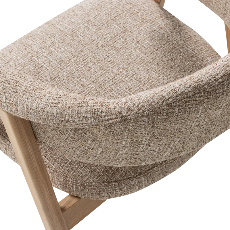 Matstol med Armstöd Tunar - Natur Melange - Möbler - Fåtölj & stolar - Karmstol