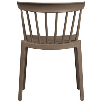 Matstol med ribbor Bliss Utomhus - Brun Melange - Möbler - Fåtölj & stolar - Matstol & köksstol