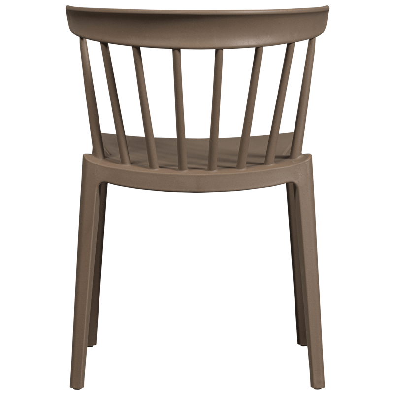 Matstol med ribbor Bliss Utomhus - Brun Melange - Möbler - Fåtölj & stolar - Matstol & köksstol