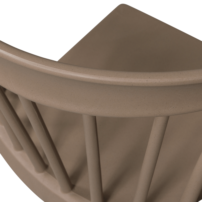 Matstol med ribbor Bliss Utomhus - Brun Melange - Möbler - Fåtölj & stolar - Matstol & köksstol