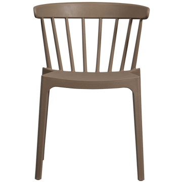 Matstol med ribbor Bliss Utomhus - Brun Melange - Möbler - Fåtölj & stolar - Matstol & köksstol