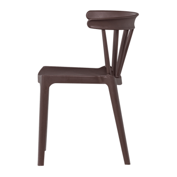 Matstol med ribbor Bliss Utomhus - Lila/Brun - Möbler - Fåtölj & stolar - Matstol & köksstol