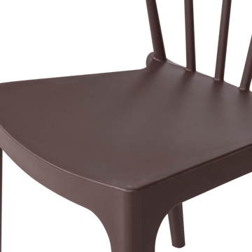 Matstol med ribbor Bliss Utomhus - Lila/Brun - Möbler - Fåtölj & stolar - Matstol & köksstol