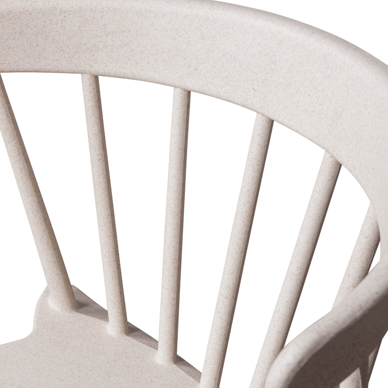 Matstol med ribbor Bliss Utomhus - Offwhite Melange - Möbler - Fåtölj & stolar - Matstol & köksstol