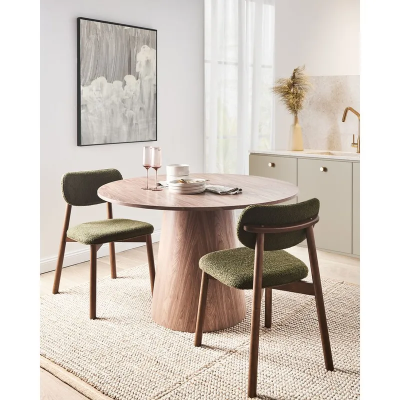 Matstol Mills 2-pack - Brun, Grön - Möbler - Fåtölj & stolar - Matstol & köksstol