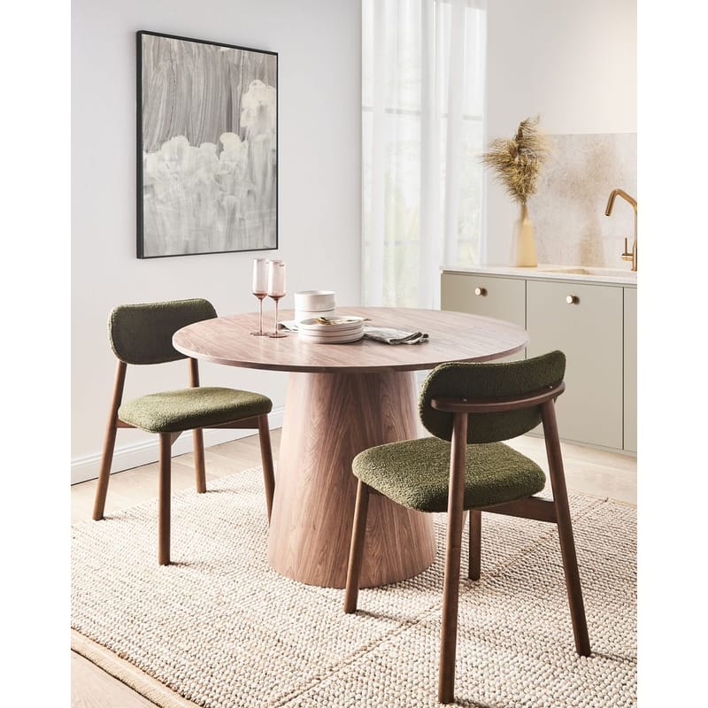 Matstol Mills 2-pack - Brun, Grön - Möbler - Fåtölj & stolar - Matstol & köksstol