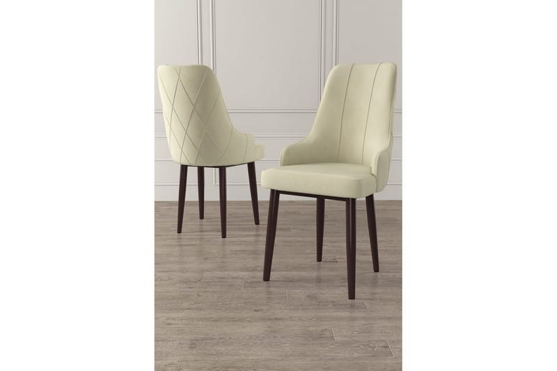 Matstol Mobarkar Grädde / Brun, Grädde / Brun