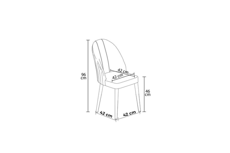 Matstol Orlen Grå / Rany - Grå / Rany - Möbler - Fåtölj & stolar - Matstol & köksstol
